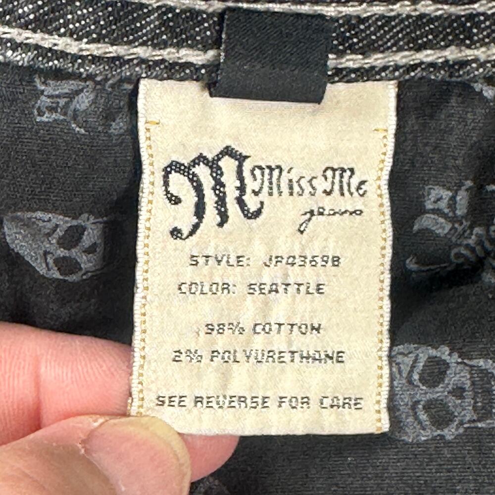 Miss Me Seattle Jeans Womens 28 Bootcut Fleur De Lis Embroidered - Picture 10 of 10